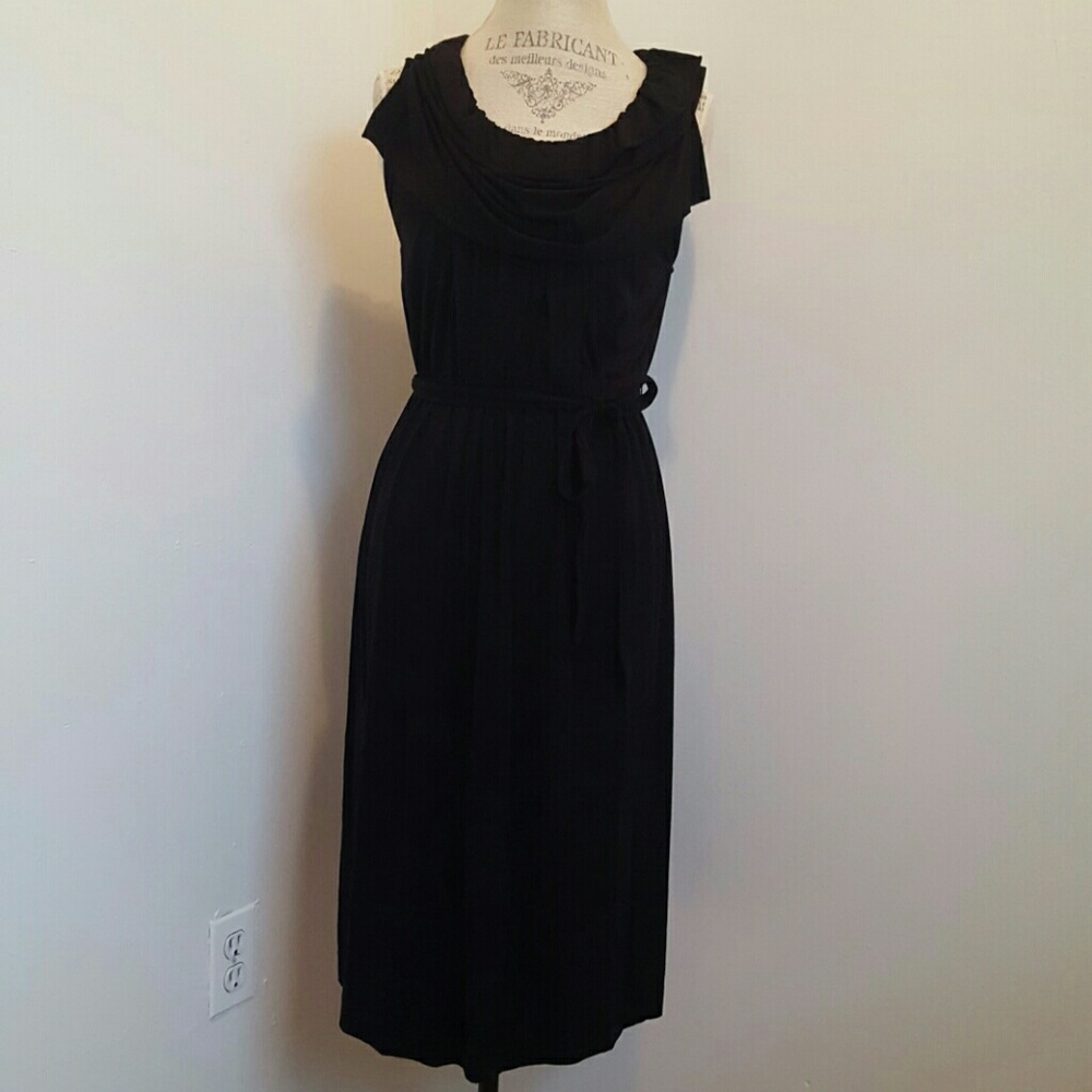 J. Crew Dressy Jersey Ruffle Neck Dress. Size M